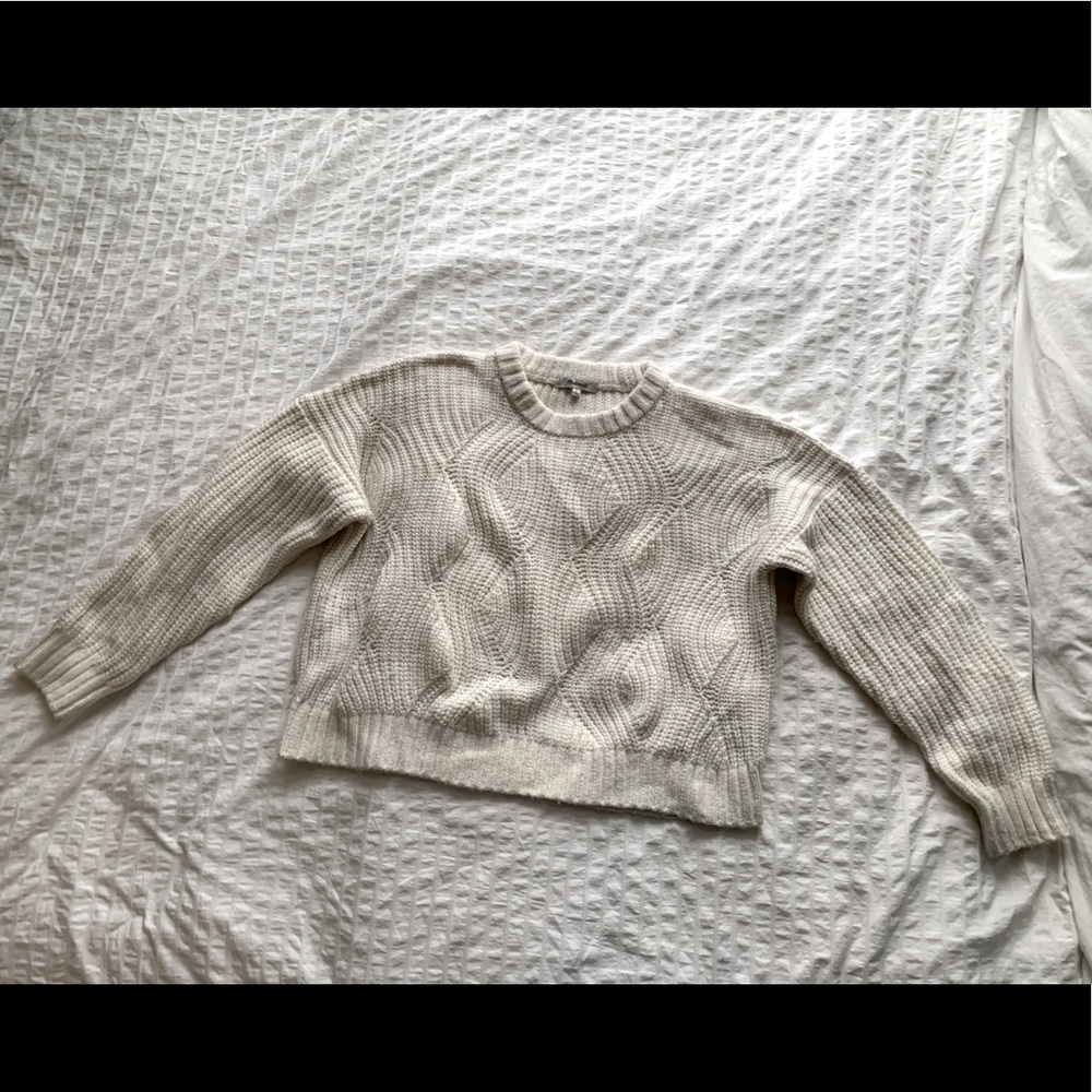 NWOT Madewell Chunky Wool Sweater, sz L